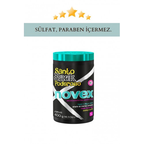 NOVEX MYSTIC BLACK Hasar Görmüş Saçlar için Saç Maskesi 400g NOVEX MYSTIC BLACK Hasar Görmüş Saçlar için Saç Maskesi 400g