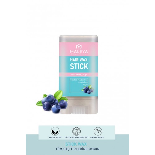 Maleya Hair Stick Wax 15gr - Saç Şekillendirici - Saç Sabitleyici Maleya Hair Stick Wax 15gr - Saç Şekillendirici - Saç Sabitleyici