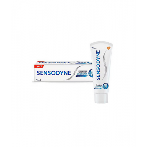 Sensodyne Onarım ve Koruma Diş Macunu 75 ml | Hassas Dişler İçin Formüle Edilmiş Onarıcı ve Koruyucu Diş Macunu