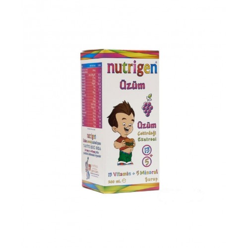 Nutrigen Üzüm Çekirdeği Ekstreli Vitamin Şurubu 200ml | Bağışıklık Sistemi Güçlendirmeye Yardımcı Şurup Nutrigen Üzüm Çekirdeği Ekstreli Vitamin Şurubu 200ml | Bağışıklık Sistemi Güçlendirmeye Yardımcı Şurup