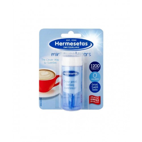 Hermesetas Tatlandırıcı 1200 Tablet | Sıfır Kalorili Tatlı İhtiyacı Karşılayıcı Tatlandırıcı Hermesetas Tatlandırıcı 1200 Tablet | Sıfır Kalorili Tatlı İhtiyacı Karşılayıcı Tatlandırıcı