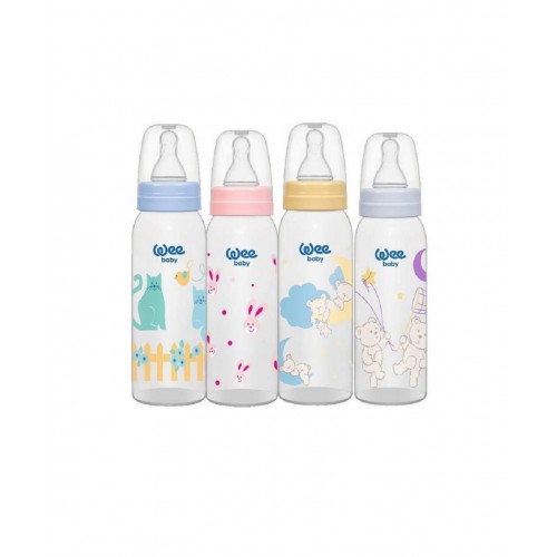 Wee PP Klasik Biberon 250 ml | Silikon Kiraz Uçlu Emzikli Biberon Wee PP Klasik Biberon 250 ml | Silikon Kiraz Uçlu Emzikli Biberon