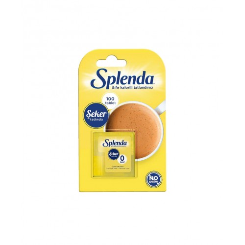 Splenda Tatlandırıcı 100 Tablet | Sıfır Kalorili Tatlı İhtiyacını Gidermeye Yardımcı Tatlandırıcı Splenda Tatlandırıcı 100 Tablet | Sıfır Kalorili Tatlı İhtiyacını Gidermeye Yardımcı Tatlandırıcı