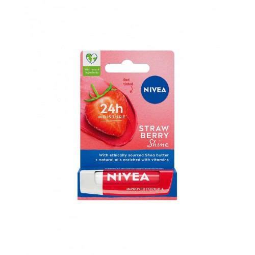 Nivea Çilek Aromalı Lip Stick | Ferahlatıcı ve Nemlendirici Dudak Bakımı Nivea Çilek Aromalı Lip Stick | Ferahlatıcı ve Nemlendirici Dudak Bakımı