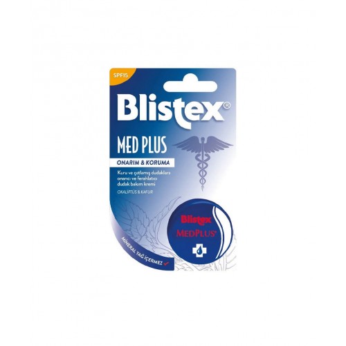 Blistex Med Plus Onarıcı Dudak Bakım Kremi | Kurumuş ve Çatlamış Dudaklara Özel İyileştirici Bakım Blistex Med Plus Onarıcı Dudak Bakım Kremi | Kurumuş ve Çatlamış Dudaklara Özel İyileştirici Bakım