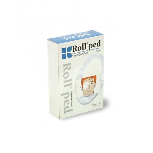 Roll ped Steril Göz Pedi 5 Adet | Göz Bölgesinin Hijyenik Bir Şekilde Korunmasına Yardımcı Göz Pedi Roll ped Steril Göz Pedi 5 Adet | Göz Bölgesinin Hijyenik Bir Şekilde Korunmasına Yardımcı Göz Pedi