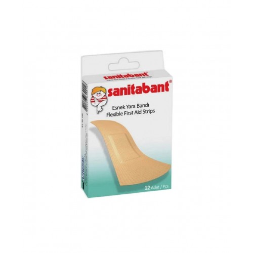 Sanitabant Esnek Yara Bandı 12'li Sanitabant Esnek Yara Bandı 12'li