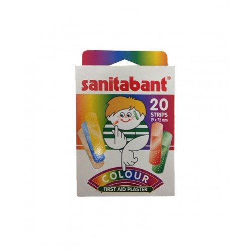 Sanitabant Renkli Yara Bandı 20li Sanitabant Renkli Yara Bandı 20li