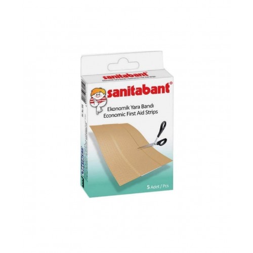 Sanitabant Ekonomik Yara Bandı 5li Sanitabant Ekonomik Yara Bandı 5li