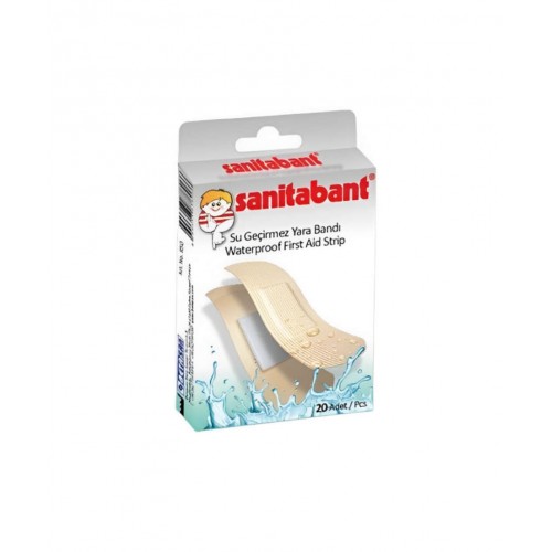 Sanitabant Su Geçirmez Yara Bandı 20'li Sanitabant Su Geçirmez Yara Bandı 20'li