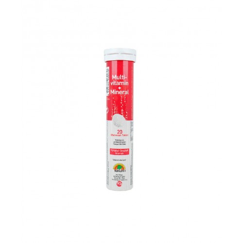 Sunlife Multi-Vitamin Mineral 20 Efervesan Tablet | Enerji Seviyenizi Artırmaya, Bağışıklık Sisteminizi Desteklemeye ve Genel Sağlığınızı İyileştirmeye Yardımcı Takviye Edici Gıda Sunlife Multi-Vitamin Mineral 20 Efervesan Tablet | Enerji Seviyenizi Artırmaya, Bağışıklık Sisteminizi Desteklemeye ve Genel Sağlığınızı İyileştirmeye Yardımcı Takviye Edici Gıda