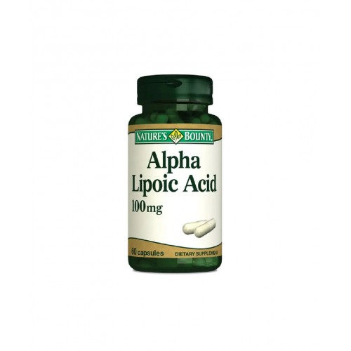 Nature's Bounty Alpha Lipoic Acid 100 mg 60 Kapsül | Hücresel Enerji Üretimine Katkıda Bulunan Takviye Edici Gıda