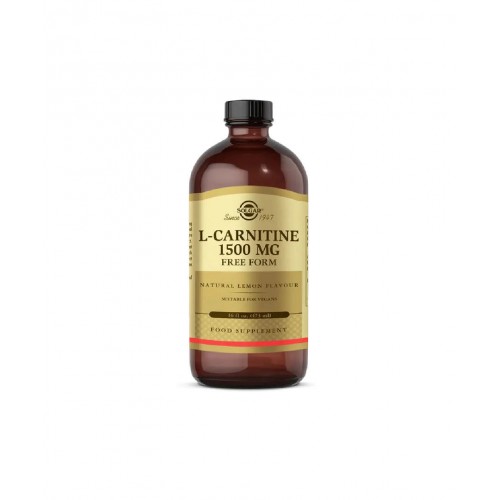 Solgar L-Carnitine 1500 mg Liquid 473 ml | Sıvı Formda, Doğal Limon Aromalı L-Karnitin Amino Asidi İçeren Takviye Solgar L-Carnitine 1500 mg Liquid 473 ml | Sıvı Formda, Doğal Limon Aromalı L-Karnitin Amino Asidi İçeren Takviye