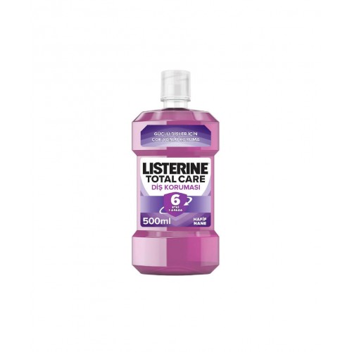 Listerine Total Care 500 ml | Plak Oluşumunu Azaltan Ağız Bakım Suyu