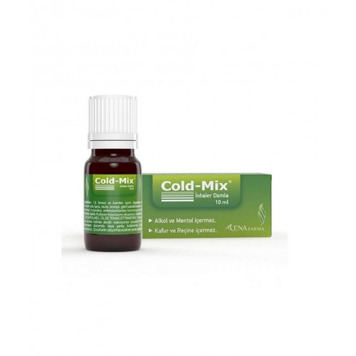 Cold-Mix İnhaler Damla 10 ml | Solunum Yollarını Rahatlatmaya Yardımcı Ferahlatıcı Damla Cold-Mix İnhaler Damla 10 ml | Solunum Yollarını Rahatlatmaya Yardımcı Ferahlatıcı Damla