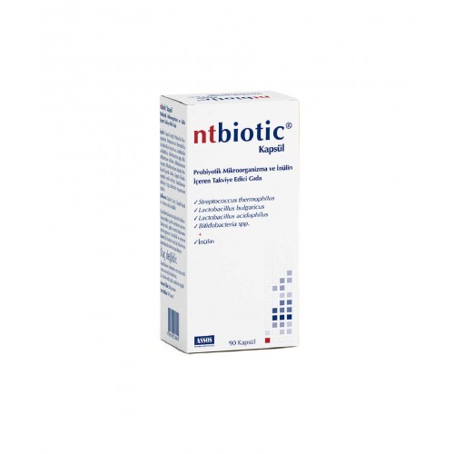 NTBiotic 90 Kapsül | Bağışıklık Sistemini Desteklemeye ve Sindirim Sağlığını İyileştirmeye Yardımcı Probiyotik Takviye