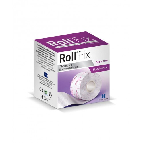 Roll Fix Esnek Tıbbi Flaster 5cm x 10m | Yaraların Korunması ve Sabitlenmesine Yardımcı Tıbbi Malzeme Roll Fix Esnek Tıbbi Flaster 5cm x 10m | Yaraların Korunması ve Sabitlenmesine Yardımcı Tıbbi Malzeme