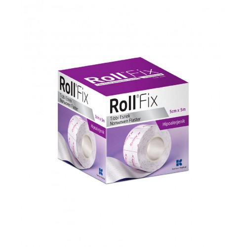 Roll Fix Esnek Tıbbi Flaster 5cm x 5m | Yaraların Korunması ve Sabitlenmesine Yardımcı Tıbbi Malzeme