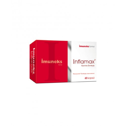 İmuneks Farma İnflamax 60 Kapsül | Bağışıklık Sistemini Güçlendirmeye ve Genel Yaşam Kalitesini Artırmaya Yardımcı Takviye Edici Gıda İmuneks Farma İnflamax 60 Kapsül | Bağışıklık Sistemini Güçlendirmeye ve Genel Yaşam Kalitesini Artırmaya Yardımcı Takviye Edici Gıda