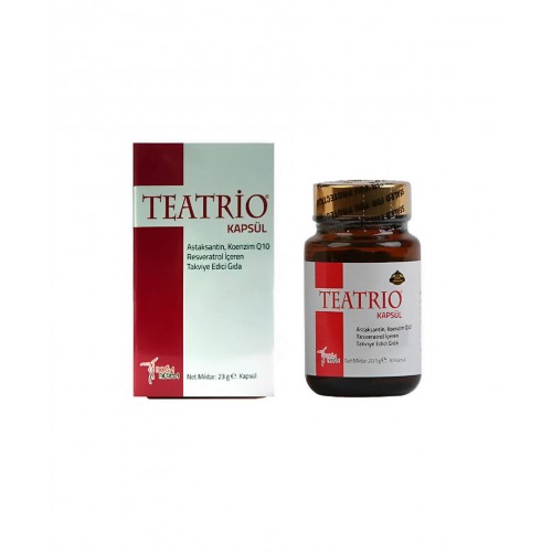 Teatrio 30 Kapsül | Enerji Seviyelerinizi Artırmak ve Genel Yaşam Kalitenizi Yükseltmek İçin Takviye Edici Gıda Teatrio 30 Kapsül | Enerji Seviyelerinizi Artırmak ve Genel Yaşam Kalitenizi Yükseltmek İçin Takviye Edici Gıda