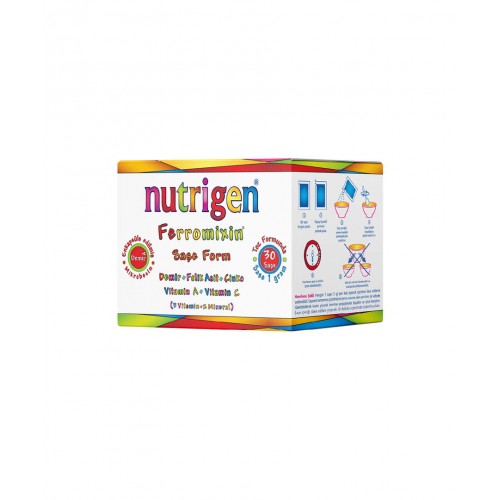 Nutrigen Ferromixin 30 Saşe | Çocuklara Özel Demir Takviye Edici Gıda Nutrigen Ferromixin 30 Saşe | Çocuklara Özel Demir Takviye Edici Gıda