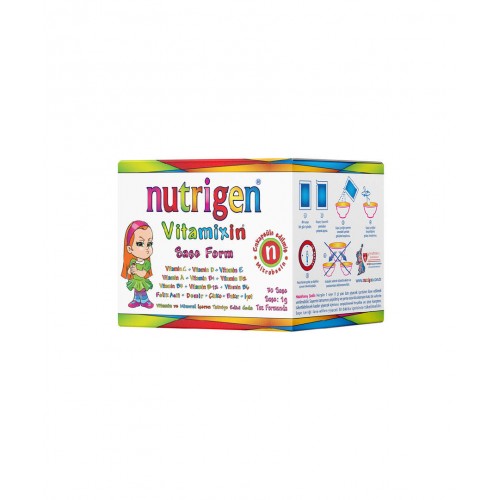 Nutrigen Vitamixin 30 Saşe | Çocukların Gelişimini ve Bağışıklık Sistemini Desteklemeye Yardımcı Takviye Edici Gıda