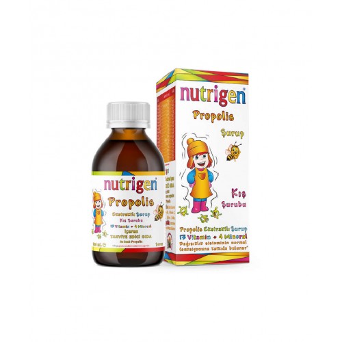 Nutrigen Propolis Şurubu 200 ml | Çocukların Gelişimini ve Bağışıklık Sistemini Desteklemeye Yardımcı Takviye Edici Gıda