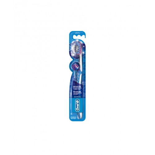 Oral-B 3D White Luxe Pro-Flex Diş Fırçası | Dişleri Beyazlatmaya ve Nazikçe Temizlemeye Yardımcı Yumuşak Diş Fırçası