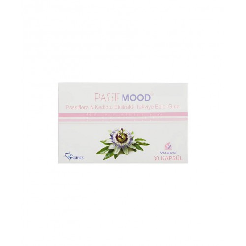 Passif Mood 30 Kapsül | Zihinsel ve Duygusal Dengeyi Desteklemeye Yardımcı Takviye Edici Gıda