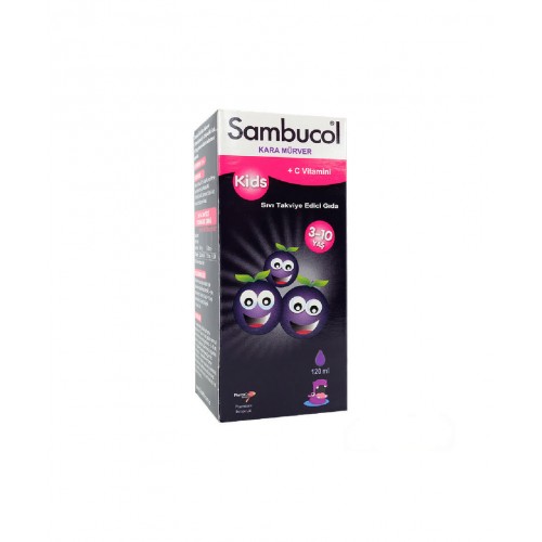 Sambucol Kids Kara Mürver Özütü 120 ml | Çocukların Bağışıklık Sistemini Desteklemeye Yardımcı Takviye Edici Gıda Sambucol Kids Kara Mürver Özütü 120 ml | Çocukların Bağışıklık Sistemini Desteklemeye Yardımcı Takviye Edici Gıda
