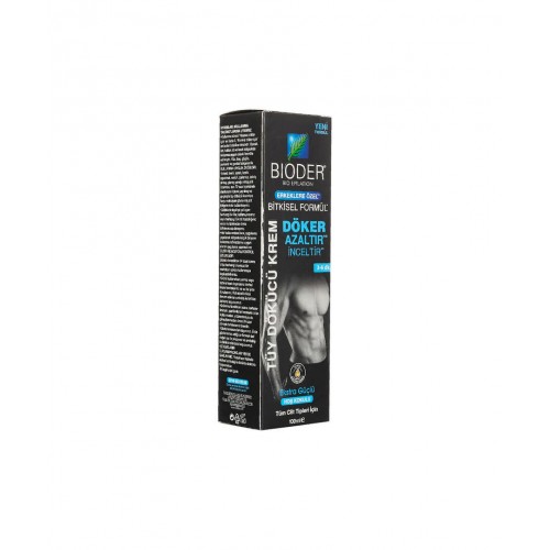 Bioder Erkekler İçin Tüy Dökücü Krem 100 ml | Tüm Cilt Tipleri İçin Bioder Erkekler İçin Tüy Dökücü Krem 100 ml | Tüm Cilt Tipleri İçin