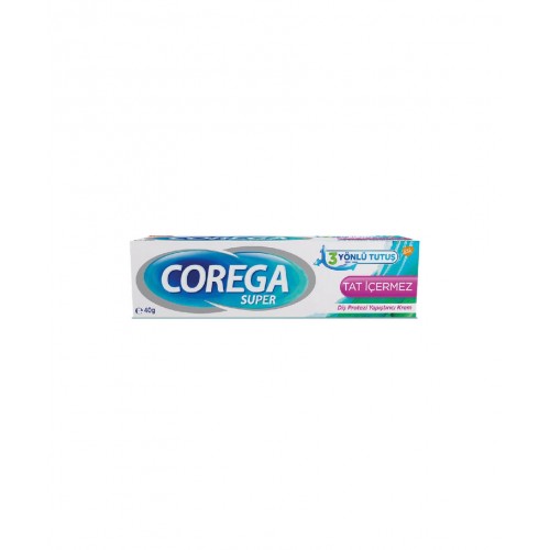 Corega Tat İçermez Diş Protezi Yapıştırıcı Krem 40 g | Diş Protezlerinizi Güvenli Bir Şekilde Sabitlemeye Yardımcı Corega Tat İçermez Diş Protezi Yapıştırıcı Krem 40 g | Diş Protezlerinizi Güvenli Bir Şekilde Sabitlemeye Yardımcı