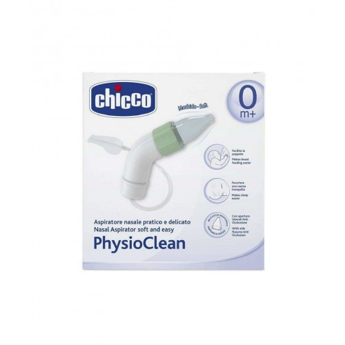 Chicco Pratik ve Hassas PhysioClean Burun Aspiratörü | Burun Tıkanıklığını Gidermeye ve Solunum Yollarını Açmaya Yardımcı Cihaz