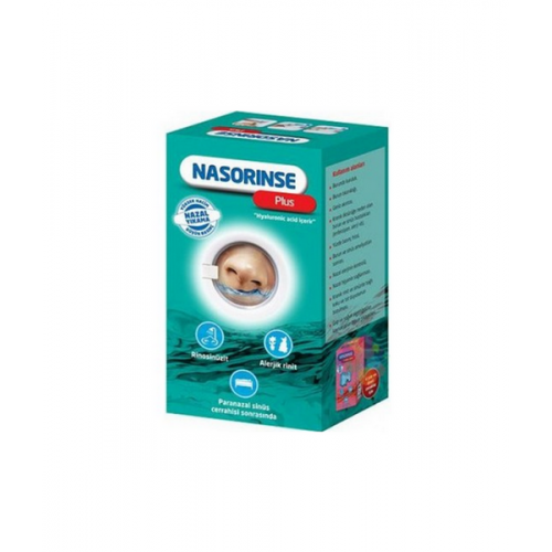 Nasorinse Plus | Burnu Nazikçe Temizleyen ve Nemlendiren Yıkama Kiti