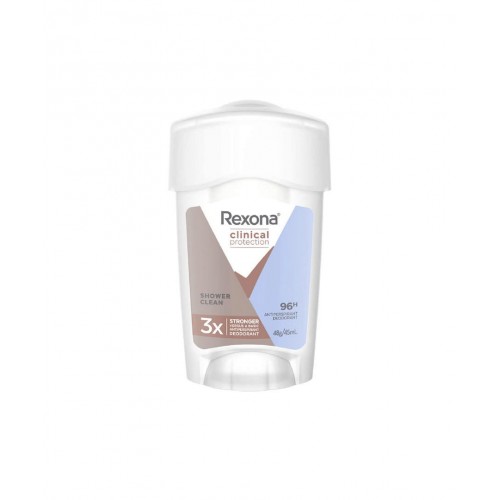 Rexona Clinical Protection Shower Clean Antiperspirant Krem Deodorant | Terlemeyi Etkili Kontrol Eden Krem Deodorant Rexona Clinical Protection Shower Clean Antiperspirant Krem Deodorant | Terlemeyi Etkili Kontrol Eden Krem Deodorant