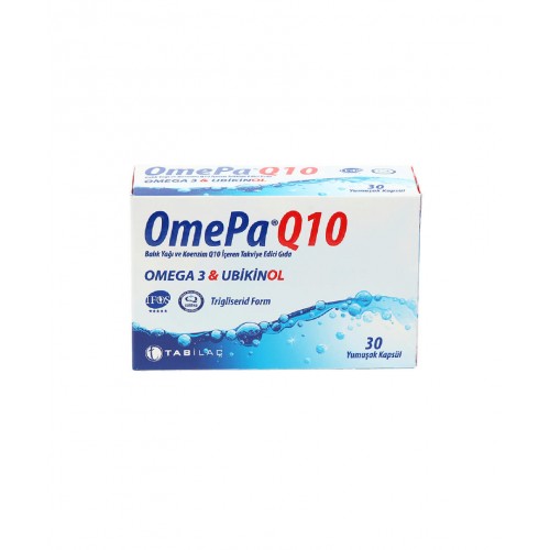 OmePa-Q10 30 Kapsül | Kalp Sağlığını Desteklemeye, Bağışıklık Sistemini Güçlendirmeye ve Enerji Seviyelerini Artırmaya Yardımcı Takviye Edici Gıda