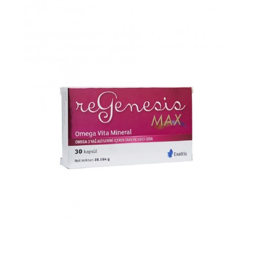 Regenesis MAX 30 Kapsül | Enerji Seviyelerinizi Artırmaya ve Bağışıklık Sisteminizi Güçlendirmeye Yardımcı Takviye Edici Gıda