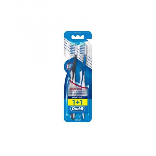 Oral-B Pro-Expert CrossAction All in One Diş Fırçası Orta 1 Alana 1 Bedava | PLak Oluşumunu Azaltmaya Yardımcı Koruyucu Diş Fırçası