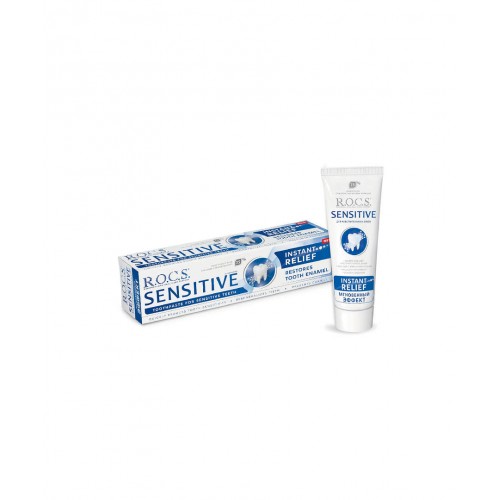 ROCS Sensitive Insart Relief Diş Macunu 75 ml | Diş Hassasiyeti Yaşayan Bireylere Özel Besleyici Bakım ROCS Sensitive Insart Relief Diş Macunu 75 ml | Diş Hassasiyeti Yaşayan Bireylere Özel Besleyici Bakım