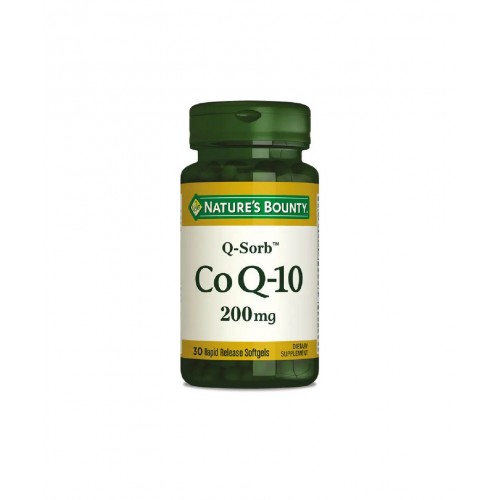 Nature's Bounty CoQ-10 200 mg 30 Softjel | Kalp Sağlığını Desteklemeye ve Enerji Üretimini Artırmaya Yardımcı Takviye Edici Gıda Nature's Bounty CoQ-10 200 mg 30 Softjel | Kalp Sağlığını Desteklemeye ve Enerji Üretimini Artırmaya Yardımcı Takviye Edici Gıda
