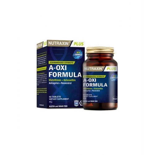 Nutraxin A-Oxi Formula 60 Kapsül | Çinko, C Vitamini ve Koenzim desteği Sağlayan Takviye Edici Gıda Nutraxin A-Oxi Formula 60 Kapsül | Çinko, C Vitamini ve Koenzim desteği Sağlayan Takviye Edici Gıda