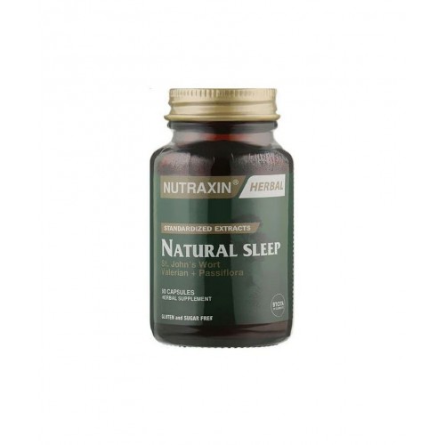 Nutraxin Natural Sleep 60 Kapsül | Uyku Kalitesini Destekleyen Takviye Edici Gıda Nutraxin Natural Sleep 60 Kapsül | Uyku Kalitesini Destekleyen Takviye Edici Gıda