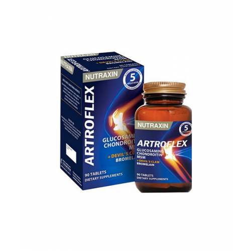 Nutraxin Artroflex 90 Tablet | Bromelain Glukozamin Şeytan Pençesi İçeriğiyle Eklem Sağlığını Destekleyen Takviye Edici Gıda Nutraxin Artroflex 90 Tablet | Bromelain Glukozamin Şeytan Pençesi İçeriğiyle Eklem Sağlığını Destekleyen Takviye Edici Gıda