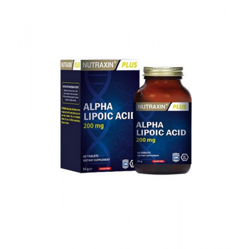 Nutraxin Alpha Lipoic Acid 200 mg 60 Tablet | Diyabet, Cilt Yaşlanması ve Kontrolsüz Kilo Kaybını Önlemeye Yardımcı Takviye Edici Gıda Nutraxin Alpha Lipoic Acid 200 mg 60 Tablet | Diyabet, Cilt Yaşlanması ve Kontrolsüz Kilo Kaybını Önlemeye Yardımcı Takviye Edici Gıda