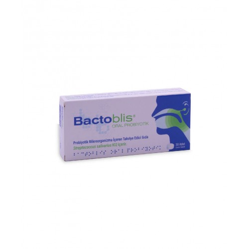 Bactoblis Oral Probiyotik 30 Emme Tablet | Sindirim Sistemini ve Bağırsak Florasını Dengelemeye Yardımcı Probiyotik Bakteri İçeren Takviye