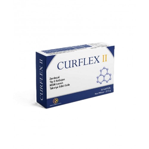 Curflex II 30 Kapsül | Eklem Rahatsızlıklarının Hafifletilmesine Yardımcı Takviye Edici Gıda Curflex II 30 Kapsül | Eklem Rahatsızlıklarının Hafifletilmesine Yardımcı Takviye Edici Gıda