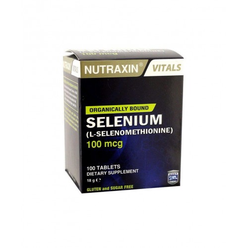 Nutraxin Selenium 100 mcg 100 Tablet | Antioksidan İçerikli, Bağışıklık Sisteminin Güçlenmesine Yardımcı Takviye Edici Gıda Nutraxin Selenium 100 mcg 100 Tablet | Antioksidan İçerikli, Bağışıklık Sisteminin Güçlenmesine Yardımcı Takviye Edici Gıda