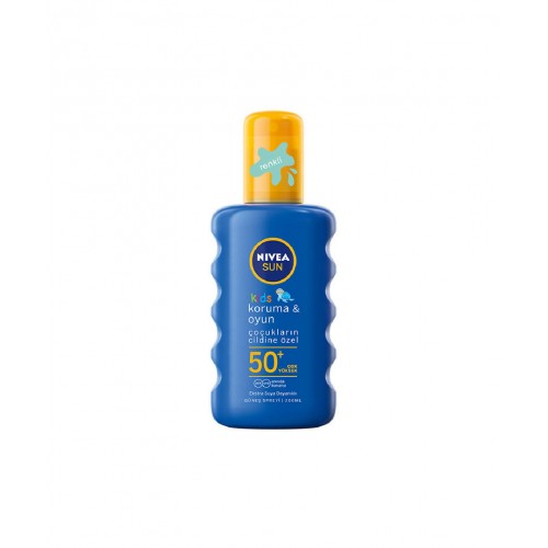 Nivea Sun Kids Nemlendirici Güneş Spreyi SPF 50 200 ml | Çocukların Hassas Ciltlerine Özel Güneş Koruyucu Sprey Nivea Sun Kids Nemlendirici Güneş Spreyi SPF 50 200 ml | Çocukların Hassas Ciltlerine Özel Güneş Koruyucu Sprey