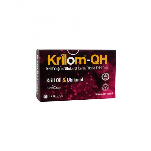 Krilom-QH 30 Kapsül | Kalp Sağlığını Desteklemeye ve Bağışıklık Sistemini Güçlendirmeye Yardımcı Takviye Edici Gıda