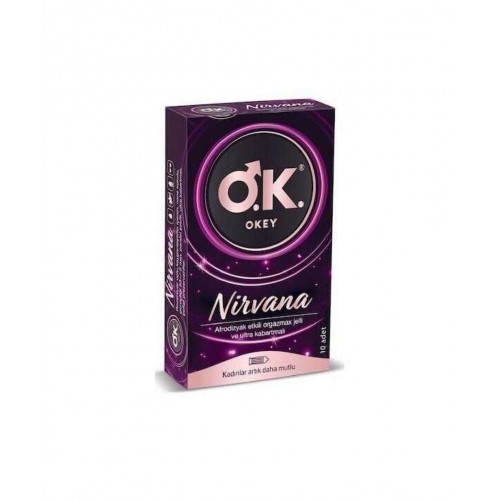 Okey Nirvana Prezervatif 10 Adet Okey Nirvana Prezervatif 10 Adet